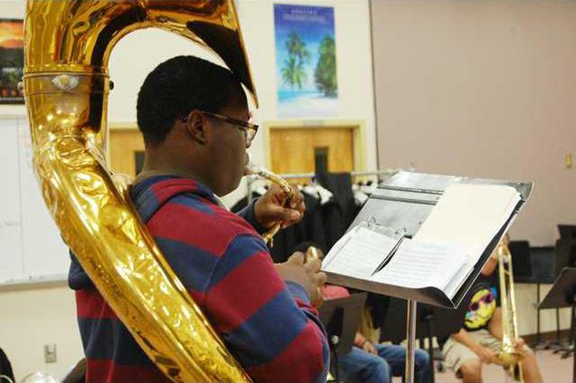 Tuba player