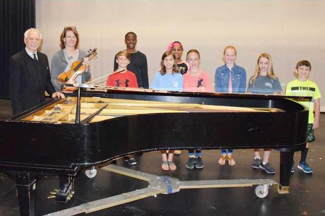Upton Trio at School Web