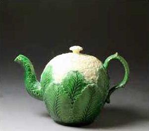 Staffordshire cauliflower teapot Web