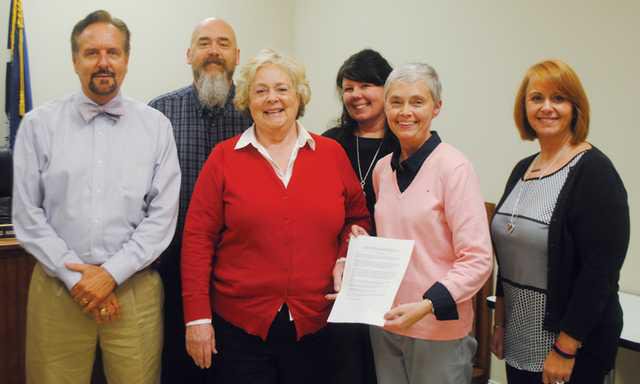 Elgin Town Council with Harriet