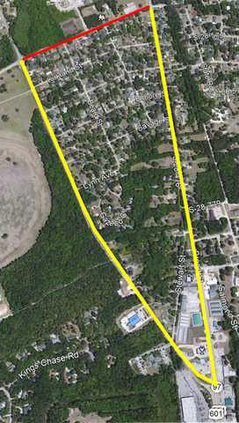 Boykin Road Closure Map Web