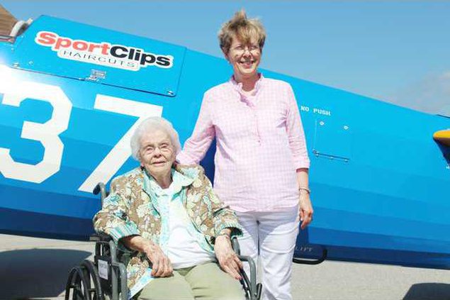 Womack and Patty at Plane Web