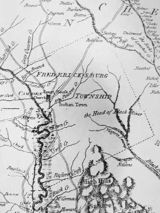 Fredericksburg Map Web