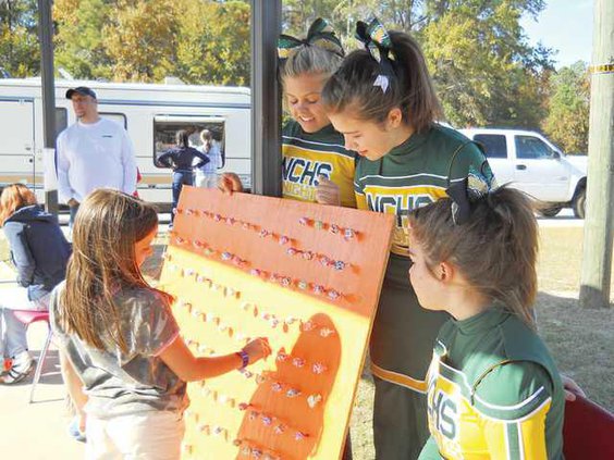 Baron DeKalb Fall Festival cheerleaders WEB