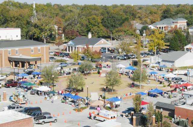 Chili Cook-off Aerial Photo Johnny Deal