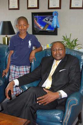 Reggie Lloyd and son