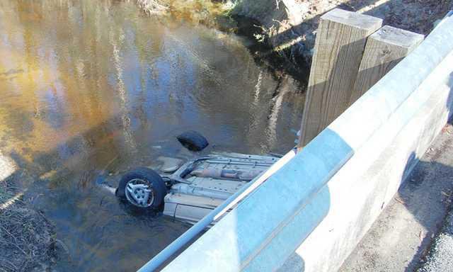 Car in Creek