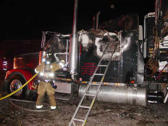 LFD Truck Fire