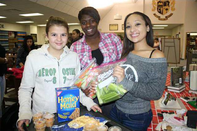 CHS-100th day os school-Packing the snacks