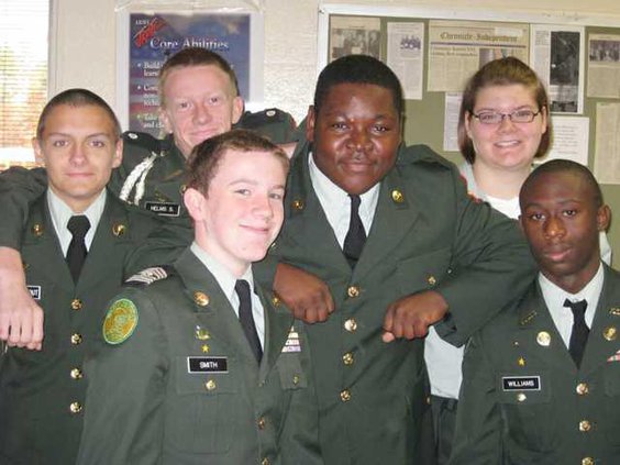 NCHS JROTC award photo
