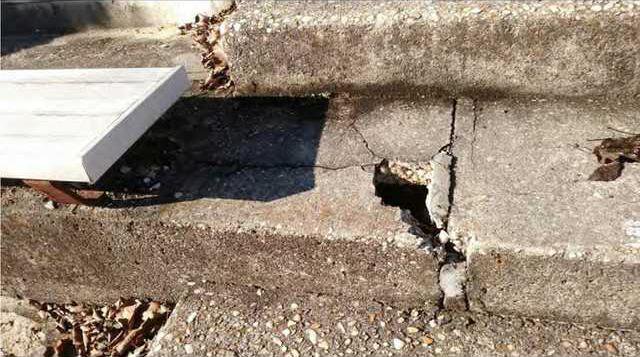 Zemp Stadium Damage