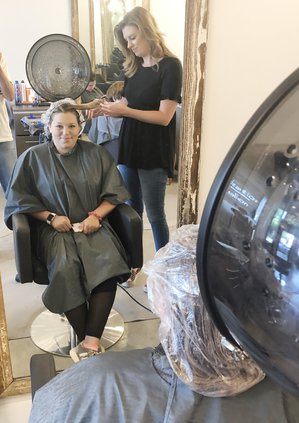 Going Gray - Under Dryer