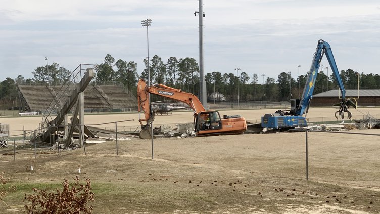 NCHS - Stadium Demolition