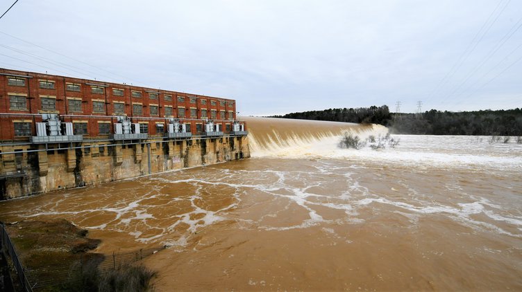 Flooding - Wateree Dam