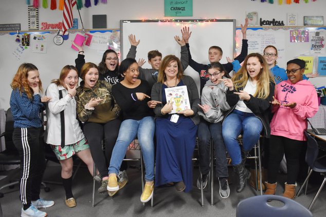 NCMS Yearbook Staff