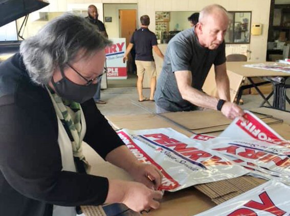 Hales with Penry Signs