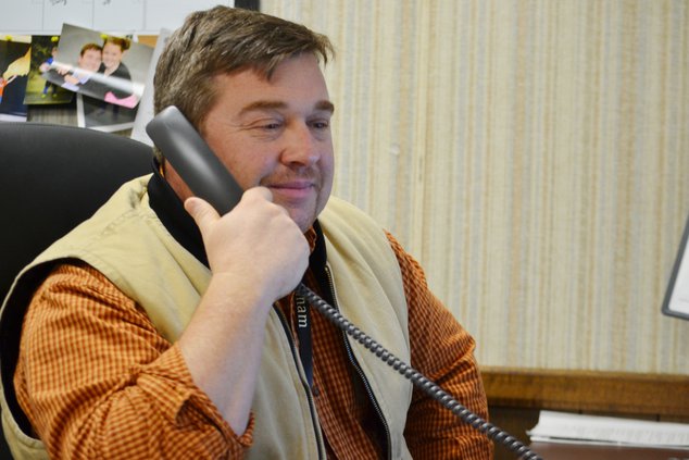 NCHS - Branham on Phone