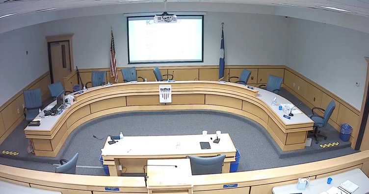 Empty Council Chamber