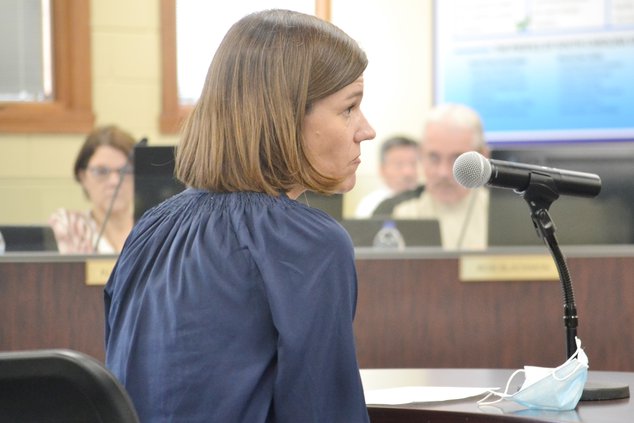 Karin Jenkins at School Board